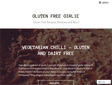 Tablet Screenshot of glutenfreegirlie.com